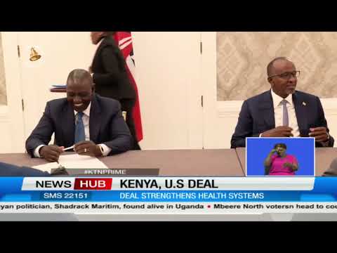 President William Ruto prepares to sign 25-Year health cooperation with US