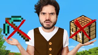 MINECRAFT, MAS EU NÃO POSSO MINEIRAR E NEM CRAFTAR NADA!
