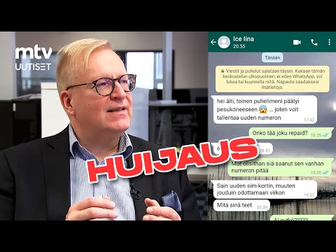 Huijari yritti huijata Iinan äidiltä tuhansia euroja Whatsappissa