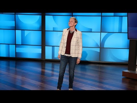 Ellen Celebrates National Quiet Day... Well Kinda