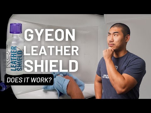 5 Months After Applying Gyeon Leather Shield on White Tesla Seats