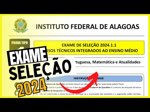 Solving Math Problems - IFAL 2024 Selection Exam (Federal Institute of Alagoas) Part 1