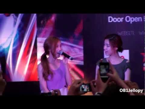 120602 [Fancam] T-ara 티아라 - Press Conference : T-ara 1st Lovey Dovey Roly Poly Live in Bangkok