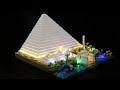 BrickBling LED-Licht-Set für LEGO® Cheops-Pyramide (21058)