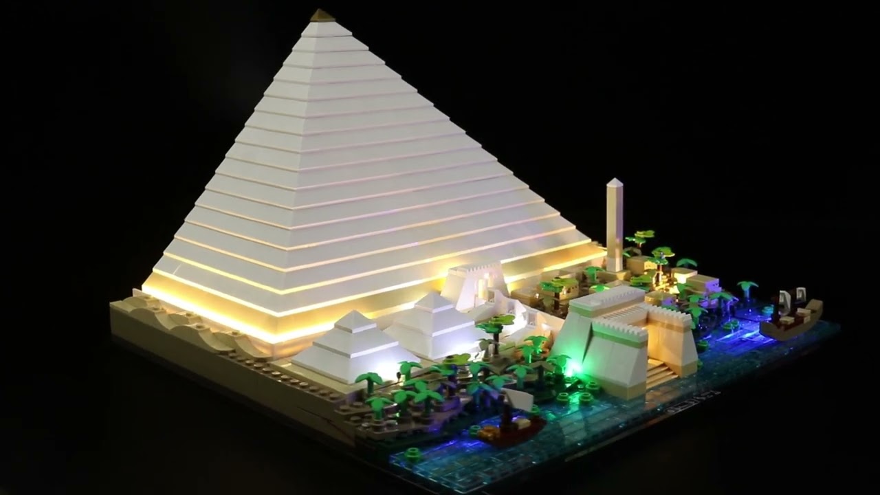 BrickBling LED-Licht-Set für LEGO® Cheops-Pyramide (21058)