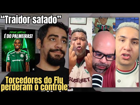 “JUDAS” TORCEDORES DO FLUMINENSE INDIGNADOS COM A IDA DE ARIAS PARA O PALMEIRAS!
