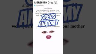 HE DID NOT SAY THAT?!! #greysanatomy #meredithgrey #derekshepherd