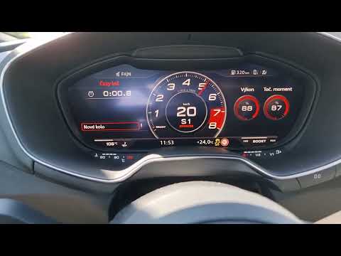 AUDI TT 2019 45 2.0 TFSI 180KW ACCELERATION 0-100 km/h  LAUNCH CONTROL 5.1s