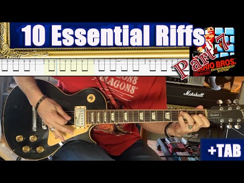 10 Essential Riffs part 7 + TAB