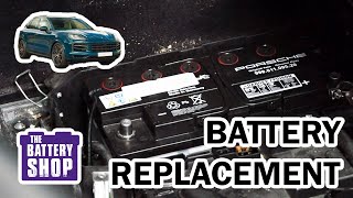 Porsche Cayenne - New Battery Install