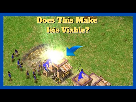 This Strategic Concept Breaks Isis? | 1v1 Isis vs Zeus #aom #ageofempires