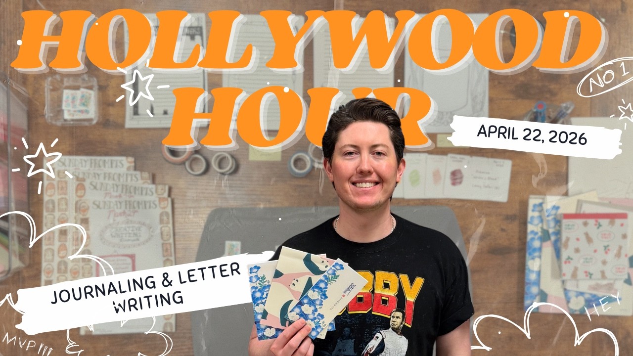 Journal and Drawing Prompts | Hollywood Hour ✌️ | April 22, 2026