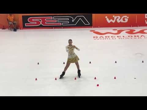 2019 WRG Inline Freestyle Classic Slalom JRW Final 8th Place Ekaterina Grigoreva(RUS)