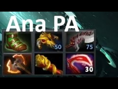 Ana Phantom Assassin safelane 28/5/9 - Dota 2 v7.34b gameplay
