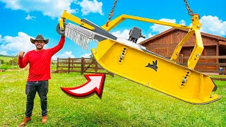 COMPREI UM NOVO IMPLEMENTO AGRICOLA PARA MINHA FAZENDA