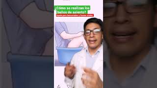 Baños de asiento hemorroides y fisura anal