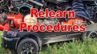 Idle Air and Throttle Body Relearn Procedures Nissan Titan