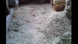 Утепление потолка дома опилками ч. 2