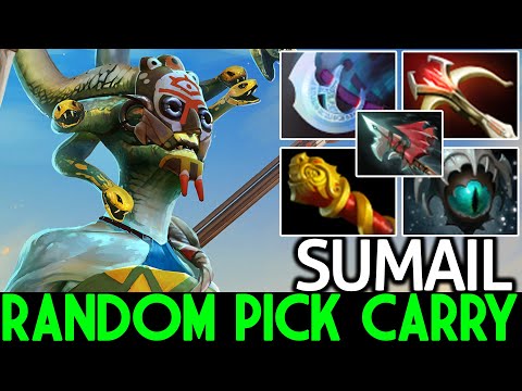 SUMAIL [Medusa] Random Pick Carry Farming Mode 1000 GPM Dota 2