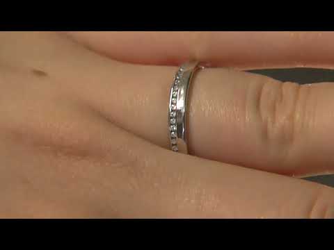 WR2006 Channel Set Ladies Diamond Wedding Ring