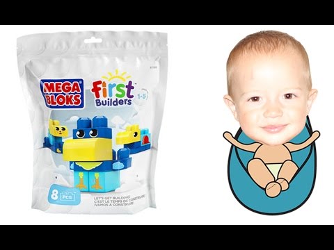 Lego MEGA Blocks Unboxing, Play and Review