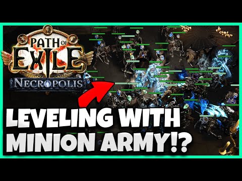 3.24 Summoner Necromancer Optimized Leveling Guide - League Starter Witch