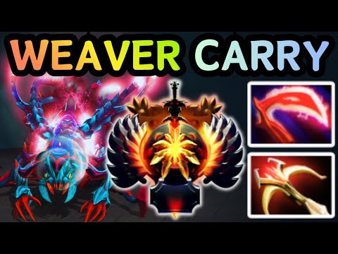 🔥 WEAVER CARRY — THE STRONGEST SURVIVAL HERO 💫 | DOTA 2 🔥