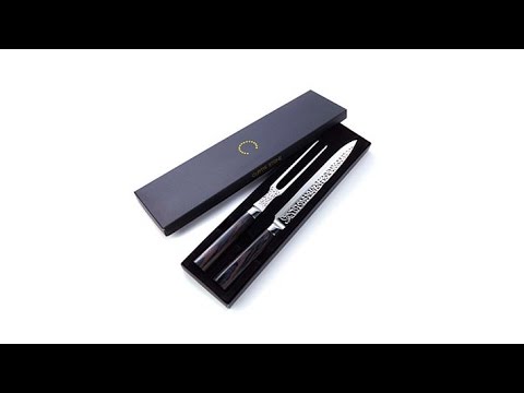 Curtis Stone Pakkawood 2piece Carving Set