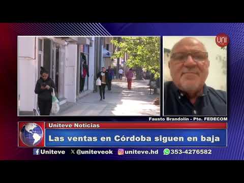 Las ventas en Córdoba siguen en baja