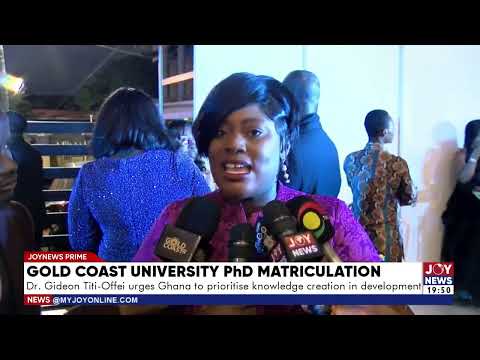 Dr. Gideon Titi-Offei urges Ghana to prioritise knowledge creation in development.