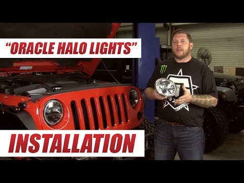 Oracle Offroad Halo Lights Installation (2013 Jeep JK Unlimited)