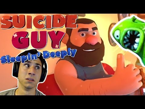 Suicide Guy: Sleepin' Deeply Gameplay | THIS IS WHY YOU DON'T DRINK BEER! | New Suicide Guy Game