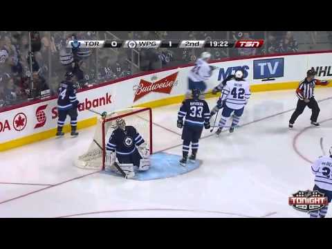 Jets vs Maple Leafs Highlights 3/12/13