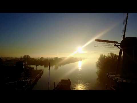 Drone-shot, Nieuwerkerk aan den Ijssel Winter