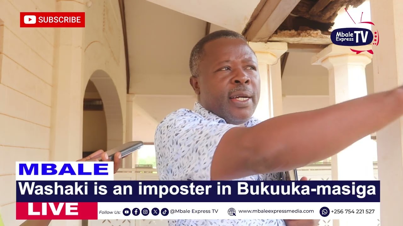 Steven Masiga the Spokesperson of Bukuuka has accused Ahamada Washaki of Impersonation 