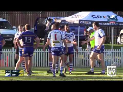 2017 Newcastle RL Round 10 1st Grade Highlights - Lakes United v Central Butcher Boys