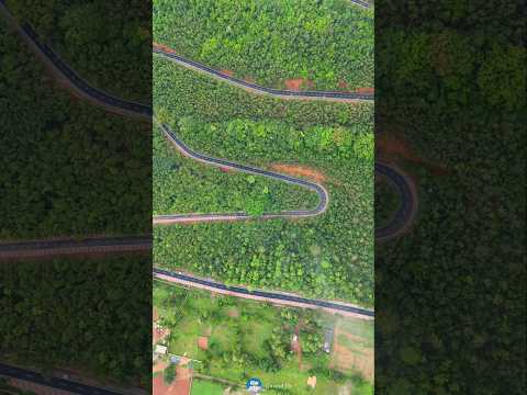 Tara Tarini Temple Road || Stunning Drone Shot: Tara Tarini Temple Road After the Rain #shorts #dji
