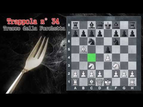 Trappole in Apertura 34 - Scacchi - Trucco della Forchetta - Partita di Re