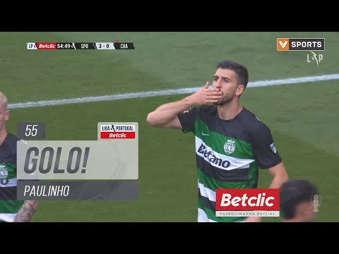 Golo Paulinho: Sporting (3)-0 Chaves (Liga 23/24 #34)