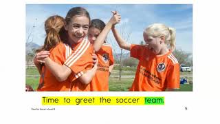B Time for Soccer