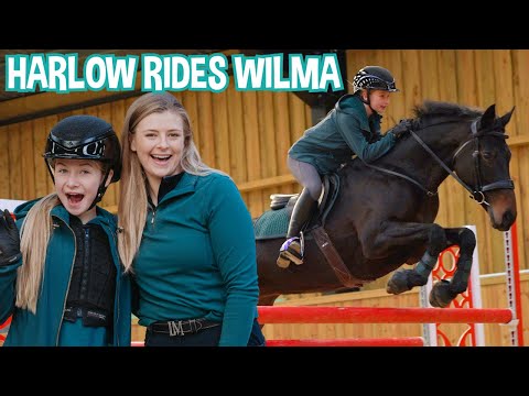 HARLOW AND MEGAN ELPHICK! HARLOW RIDES WILMA!