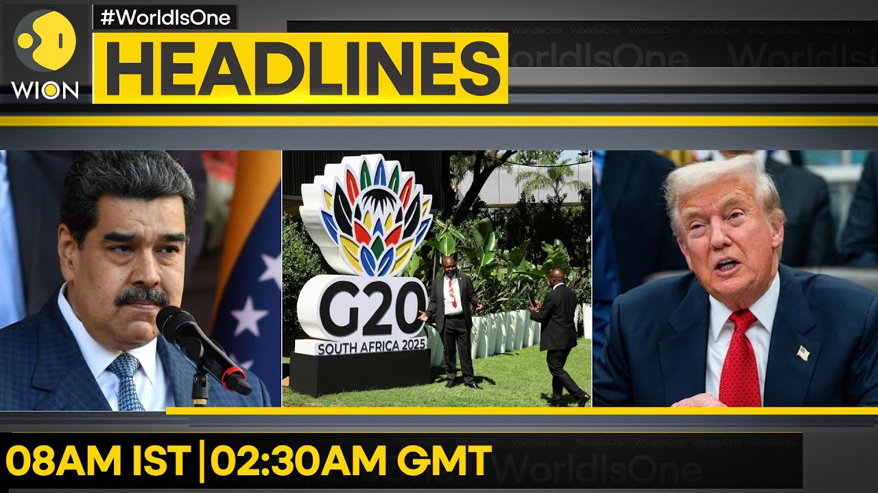 Handover of G20 Presidency to US Diplomat | US to Launch New Phase of Venezuela OPs | WION HEADLINES
