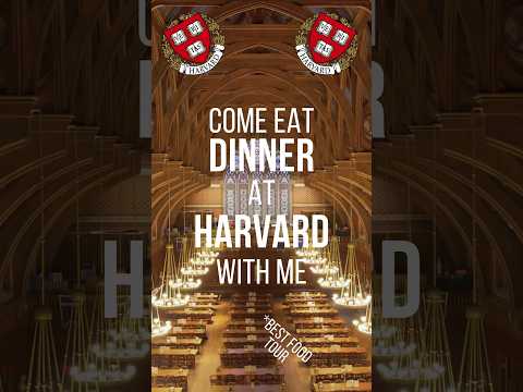 DINNER AT HARVARD | BEST Dining Hall Food Tour