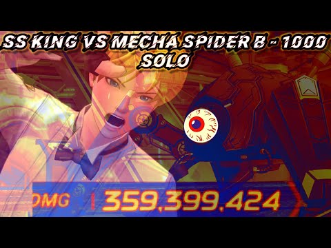 SS King Vs Mecha Spider B-1000 Solo: Squashed by Powercreep - The King of Fighters Allstar