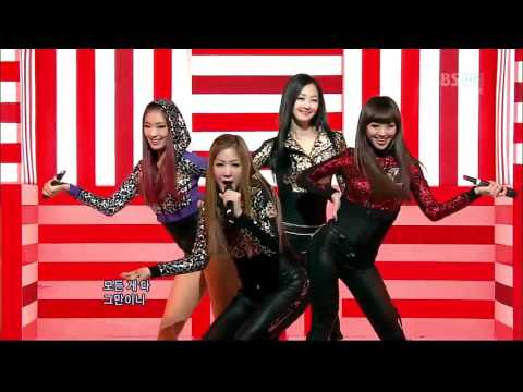 [Comeback Stage] 101205 SISTAR - Over + How Dare You @ SBS Inkigayo (60FPS)
