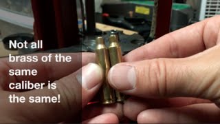 Not all brass is the same!  Different powder capacities in .223/5.56