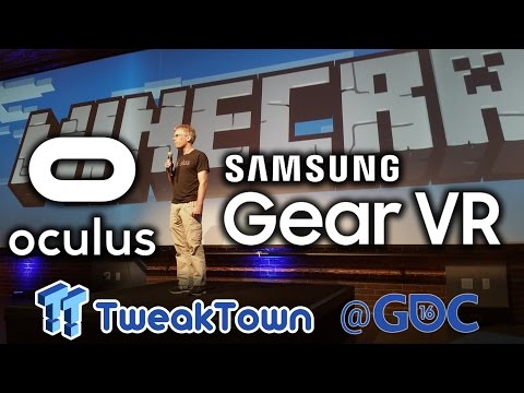 Oculus - Minecraft on GearVR w/ Palmer Luckey & John Carmack | GDC 2016