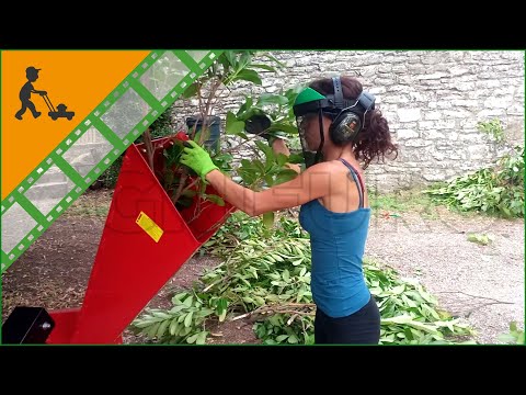 Biotrituratore a scoppio GeoTech Pro GSP65L: vediamolo in azione con motore benzina da 6.5 HP