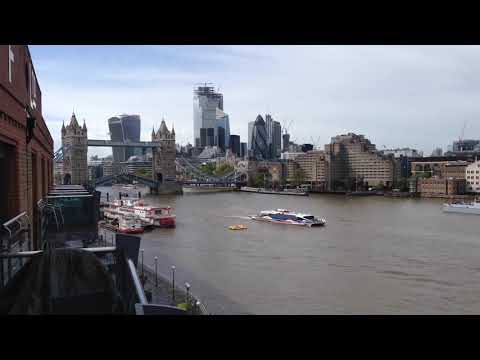 Cruise ship NATIONAL GEOGRAPHIC EXPLORER arrives & departs London (May 8, 2019)