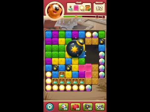 Toon Blast Level 7559 - NO BOOSTERS 🐻🐺🐱 | SKILLGAMING ✔️